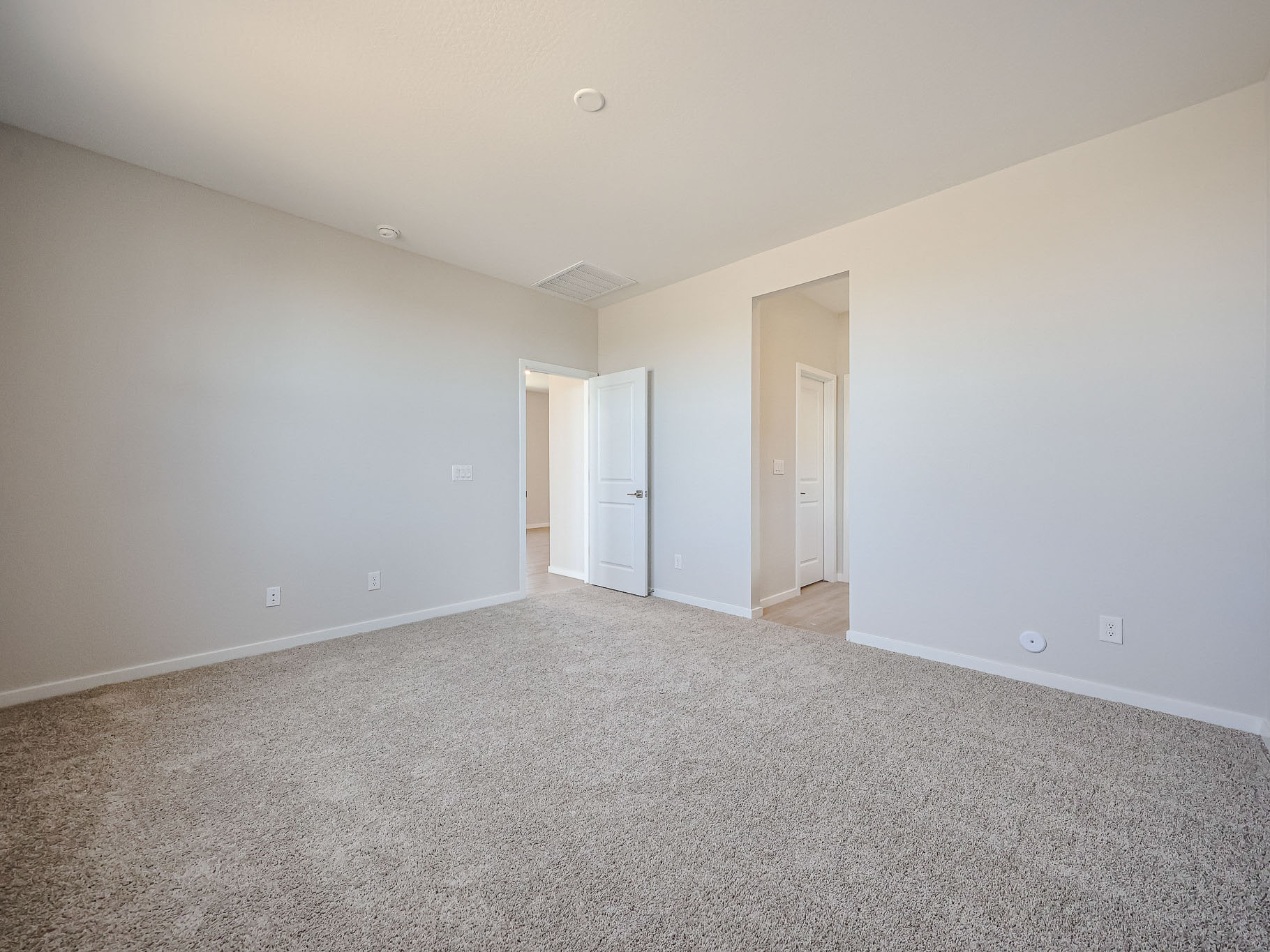 A room with white walls.