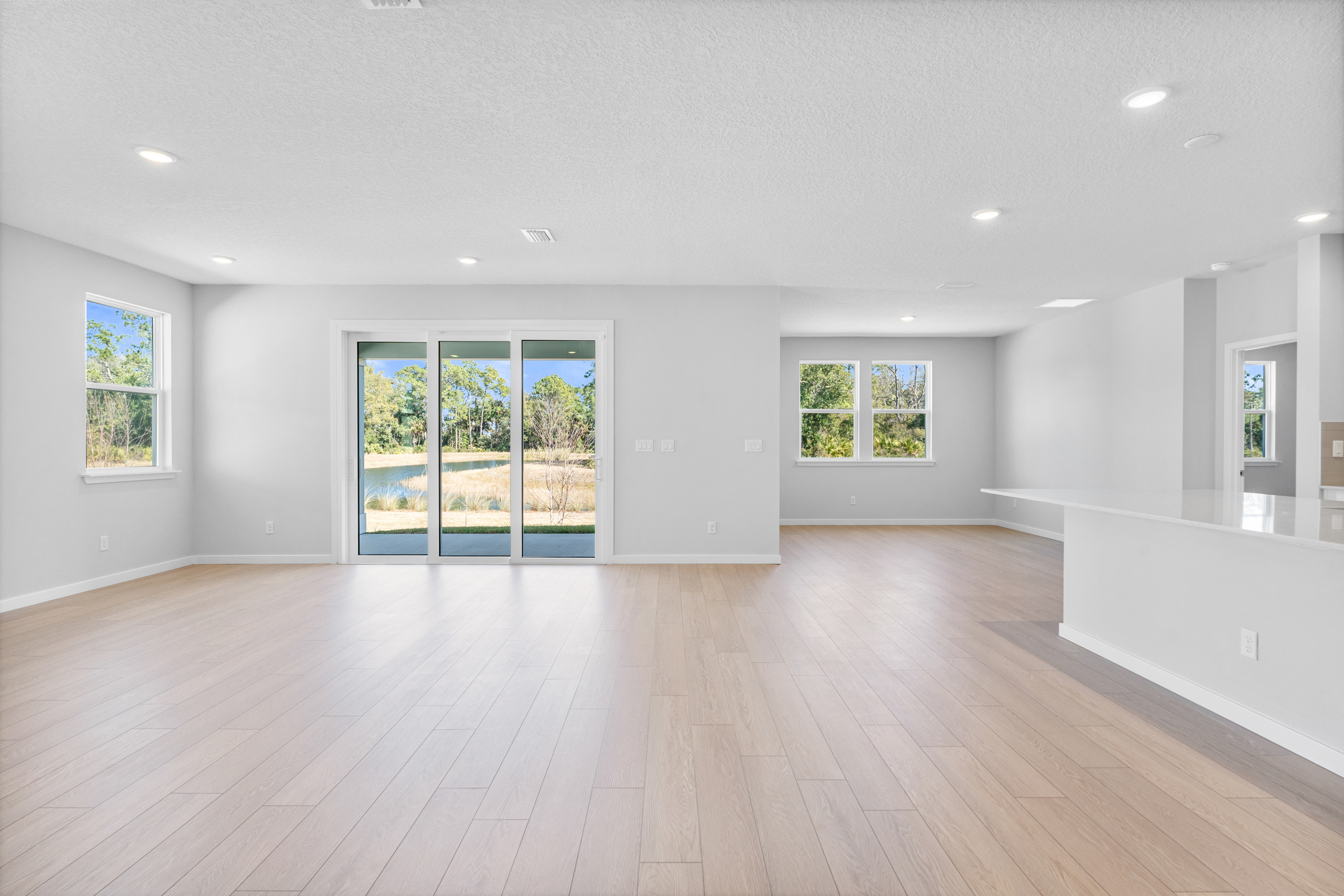 Lot 139 Open Great Room with Kitchen and Dining Area at Reserve East