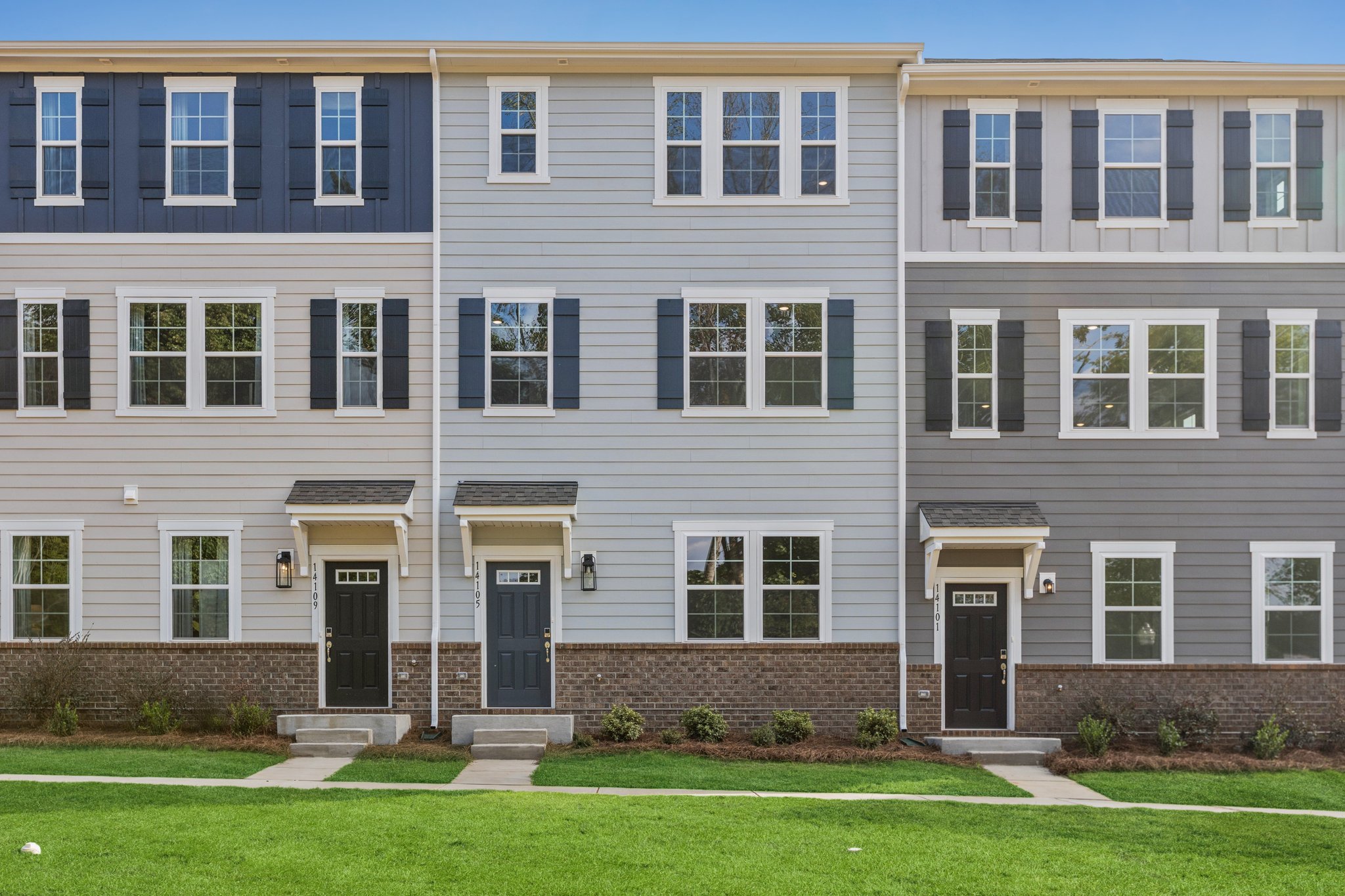 A building with many windows.