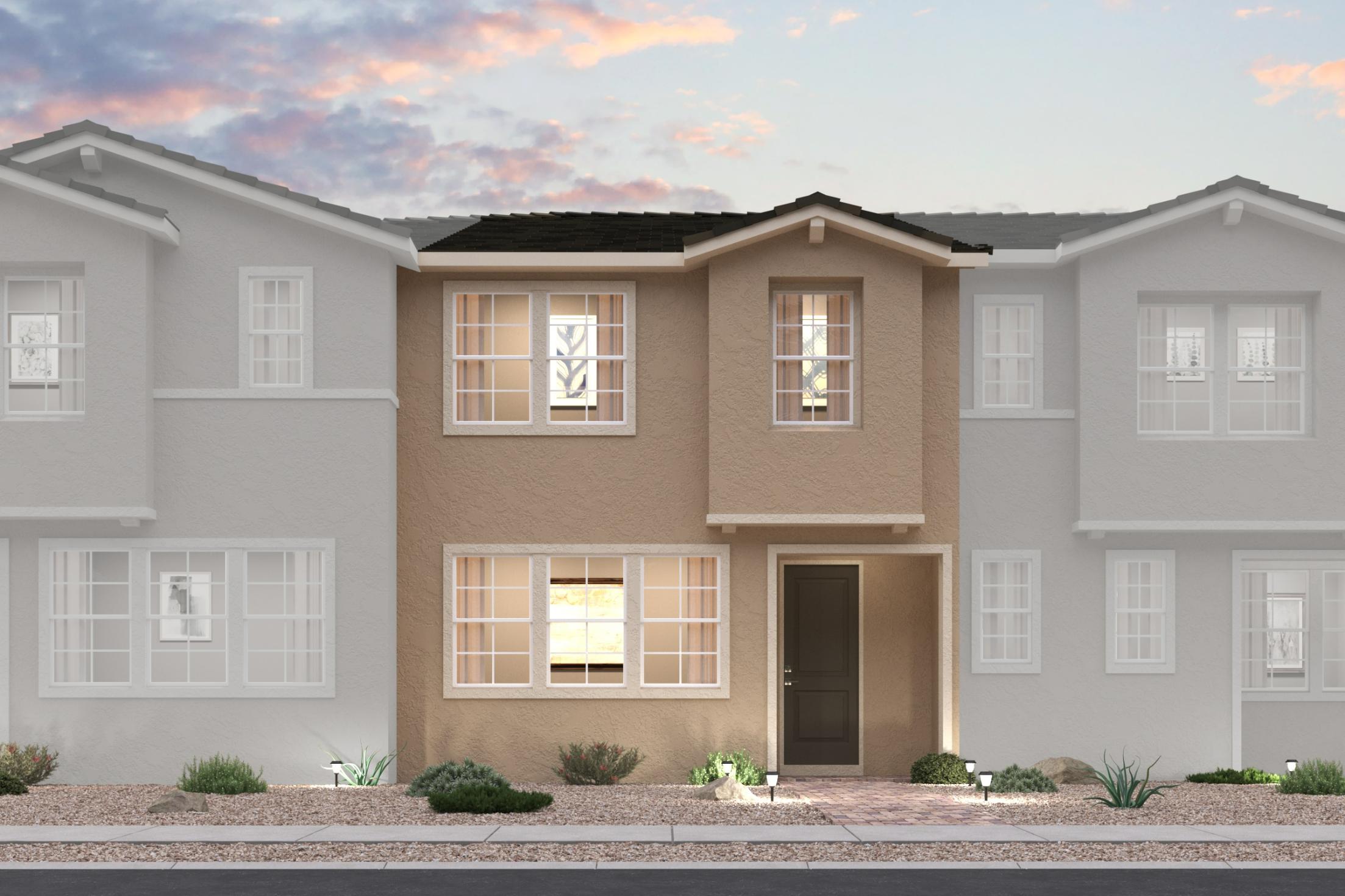 A large house with a driveway.