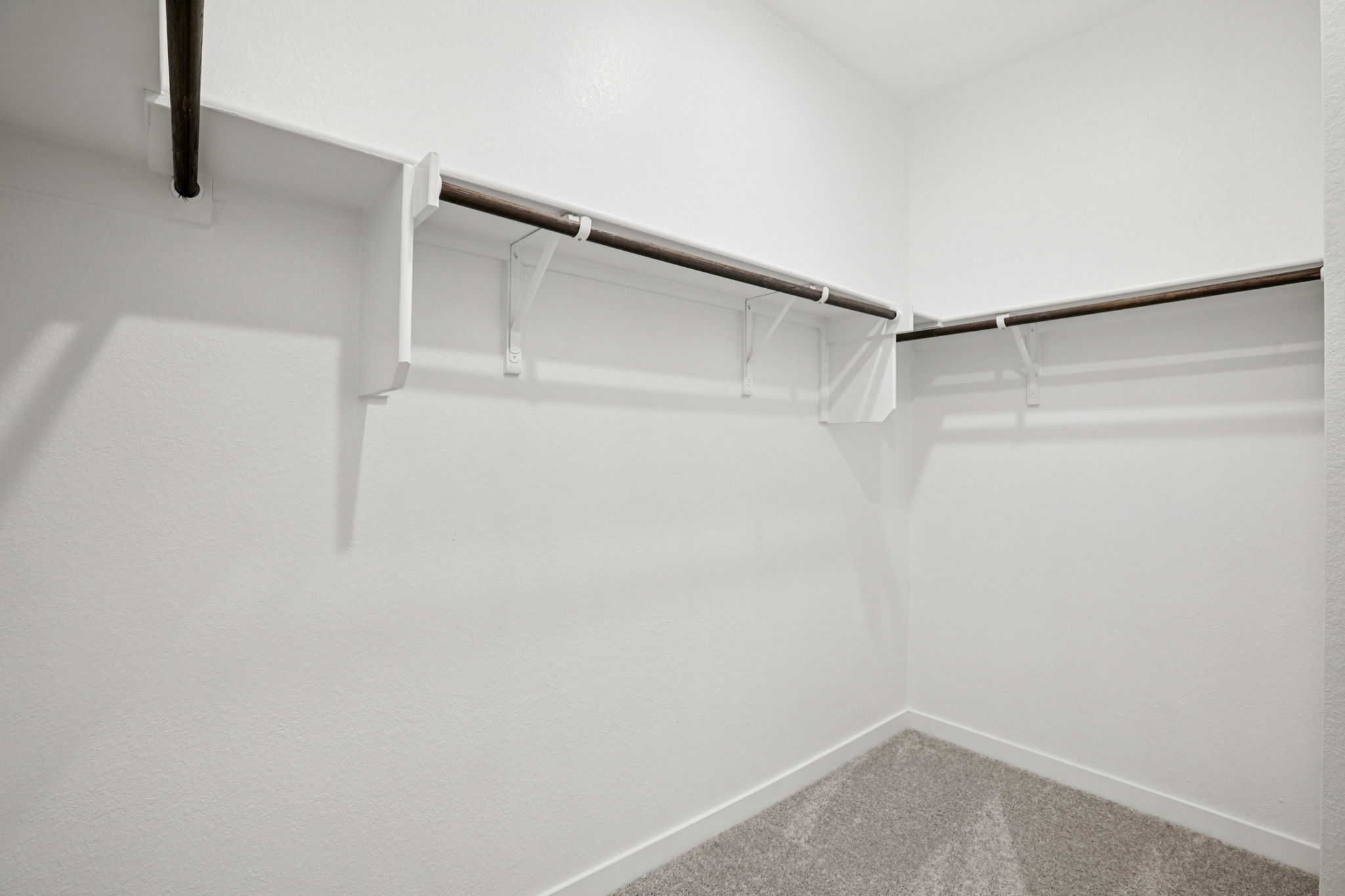 A staircase in a room.