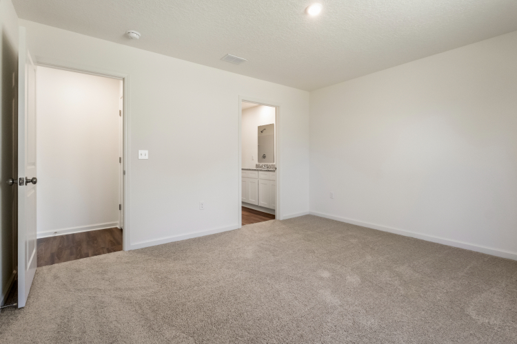 A room with white walls.